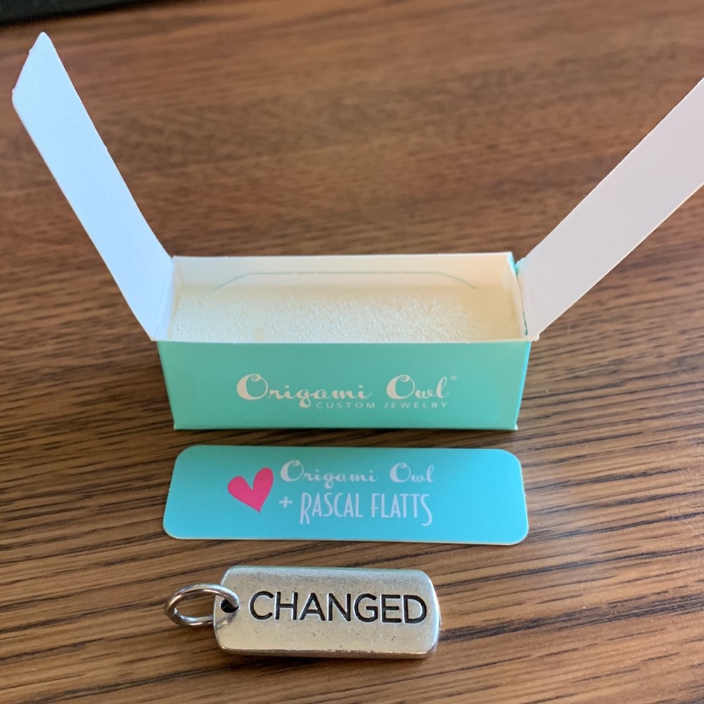Origami Owl Pewter tag